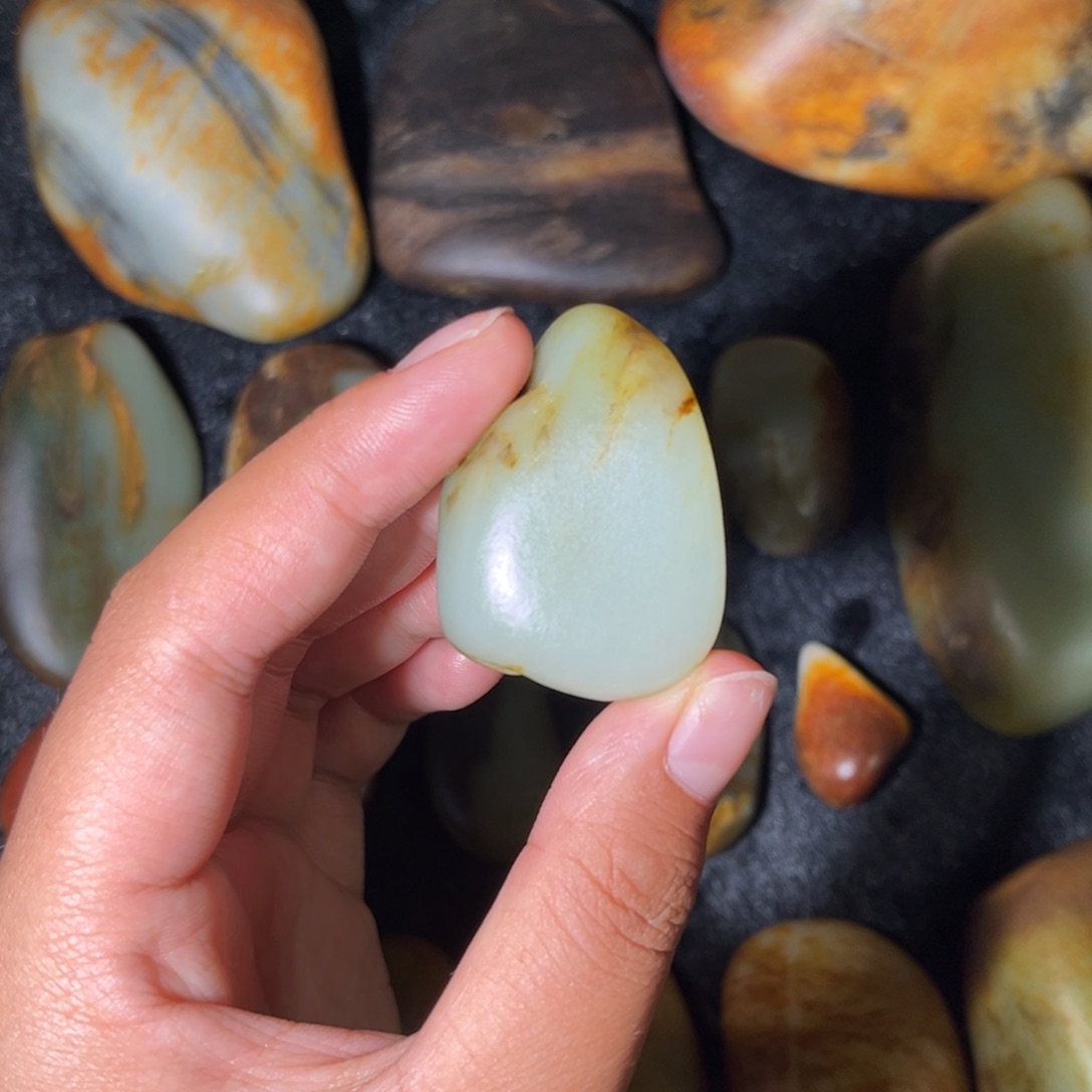 和田玉未镶嵌挂件40