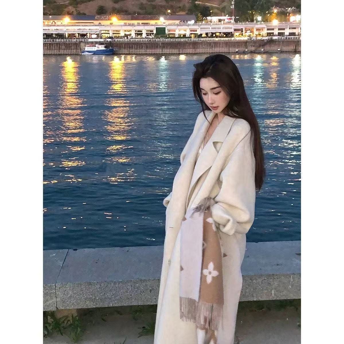 B1301-B1400【按直播间过款编码下单非图片】双面羊毛大衣韩版外套