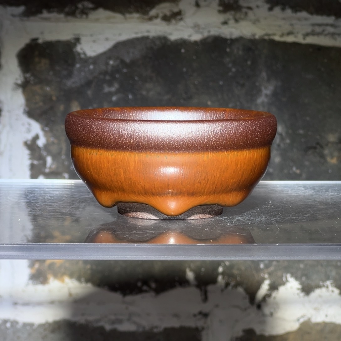 瓷六丁龙窑极致褶皱毫