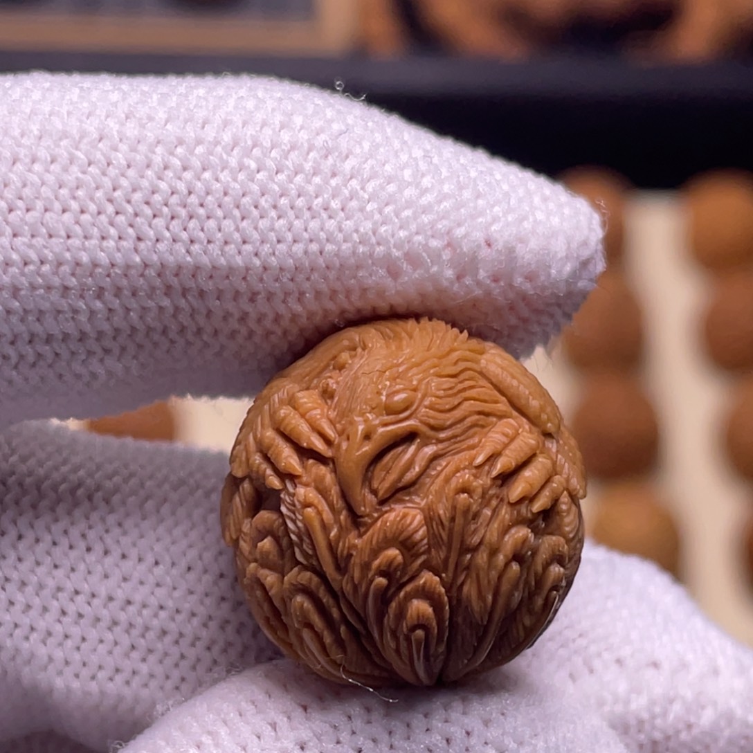 猴头核桃吊坠玄鸟19