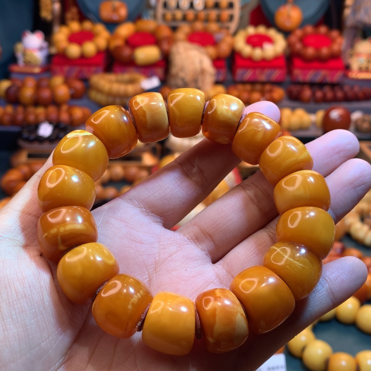【闪购商品】蜜蜡手串未镶嵌蜜蜡手串