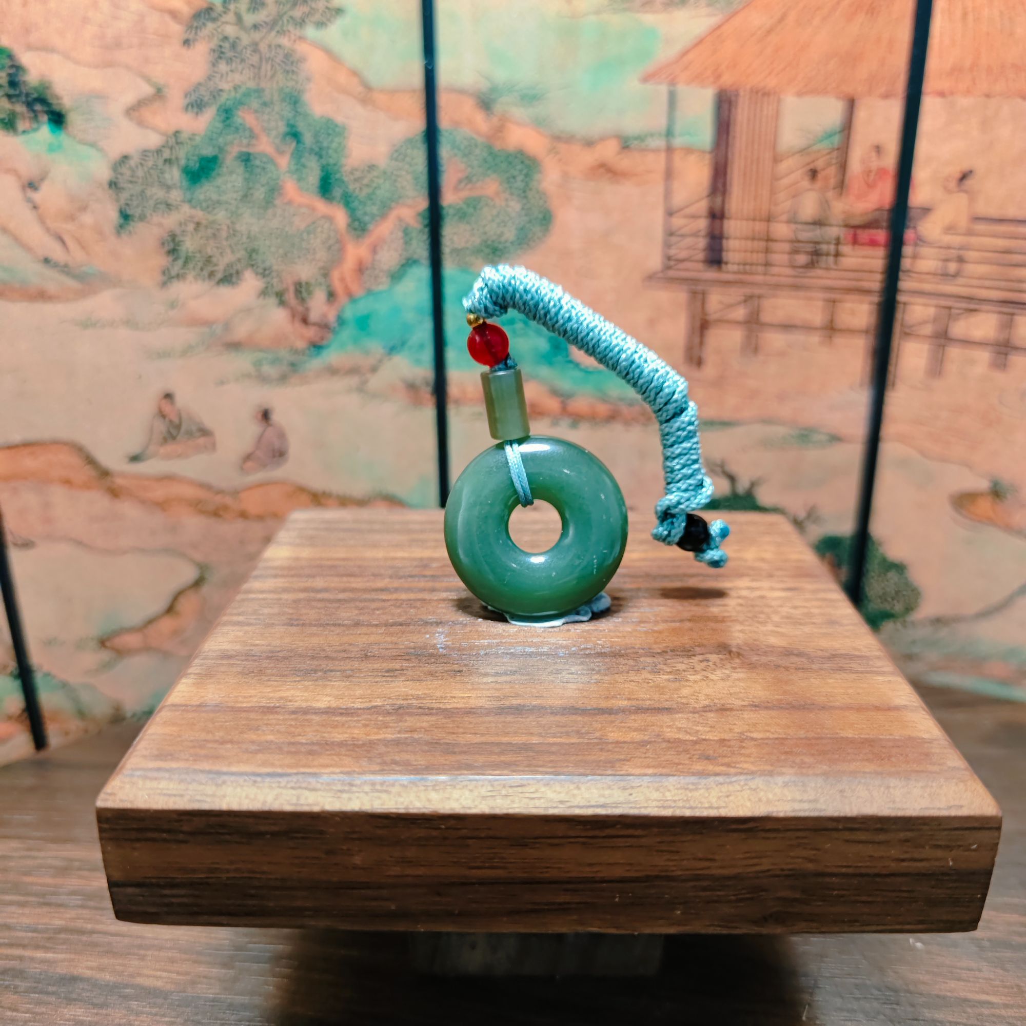 B和田玉平安扣吊坠0964