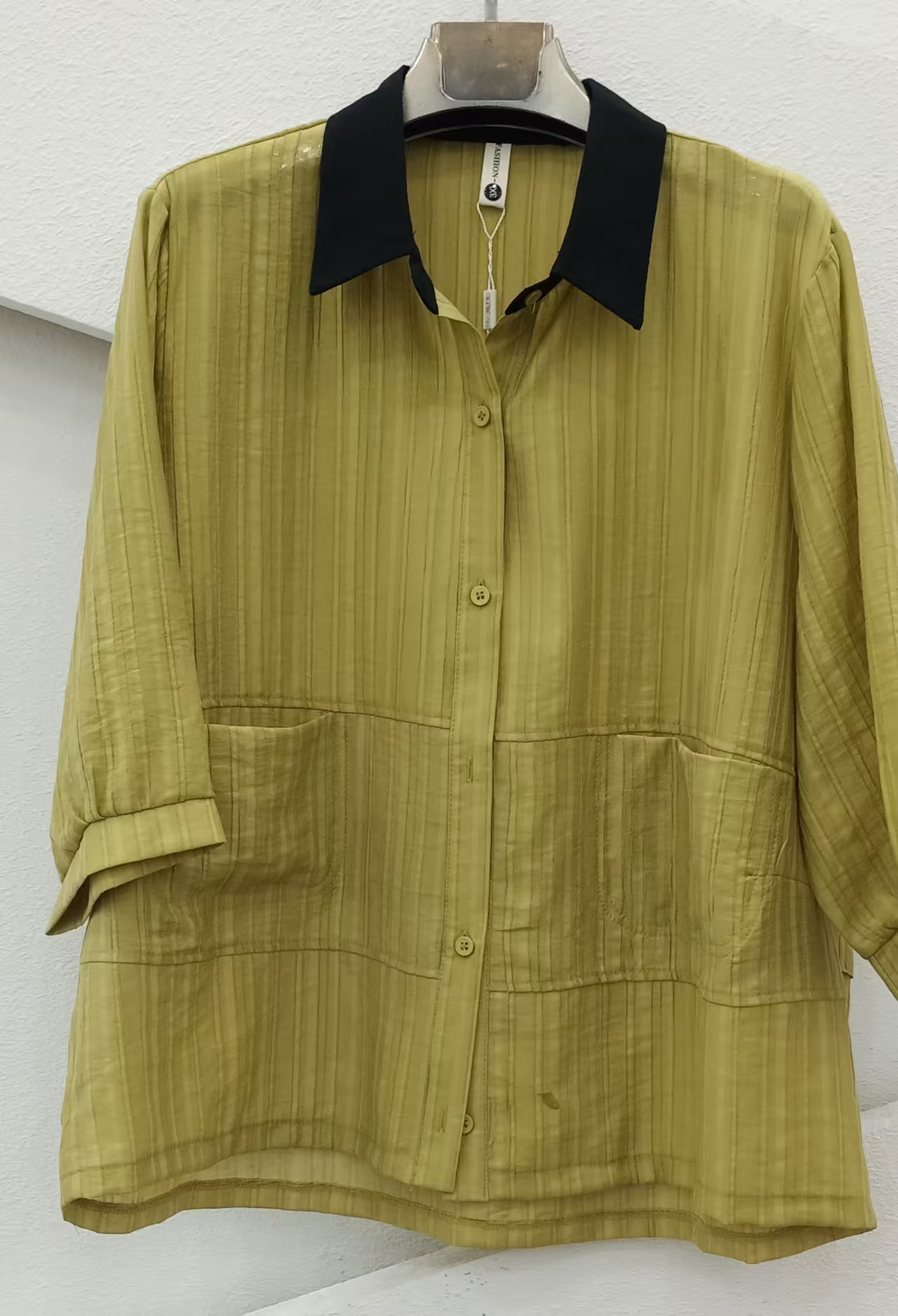 12款黑领中袖开衫-LZ