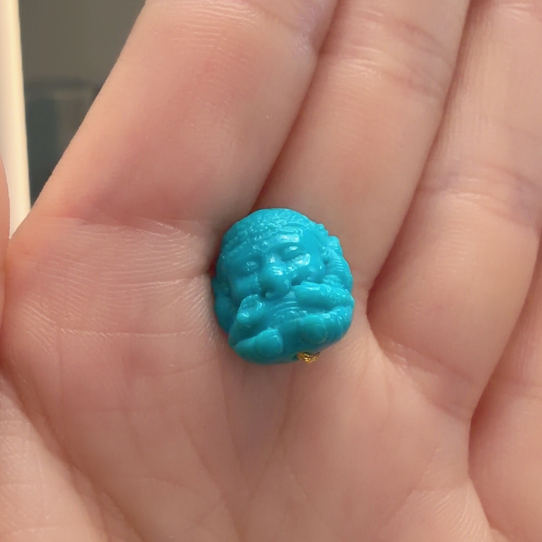 绿松石未镶嵌颈饰