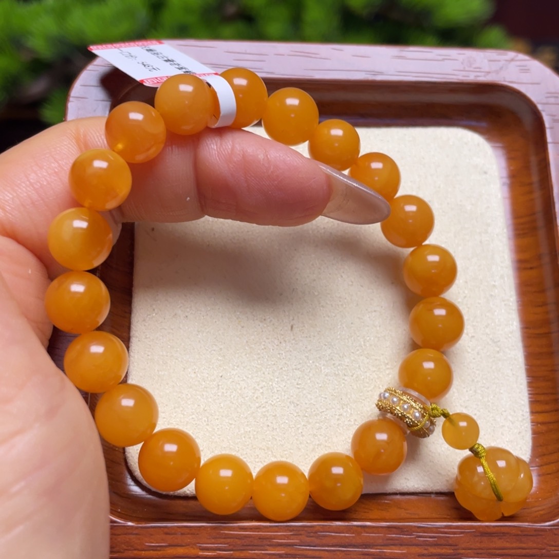 蜜蜡手链未镶嵌手串