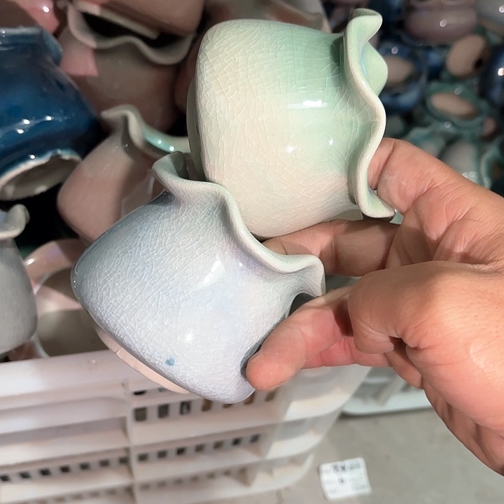 红陶量货｜口高深浅搭配发4