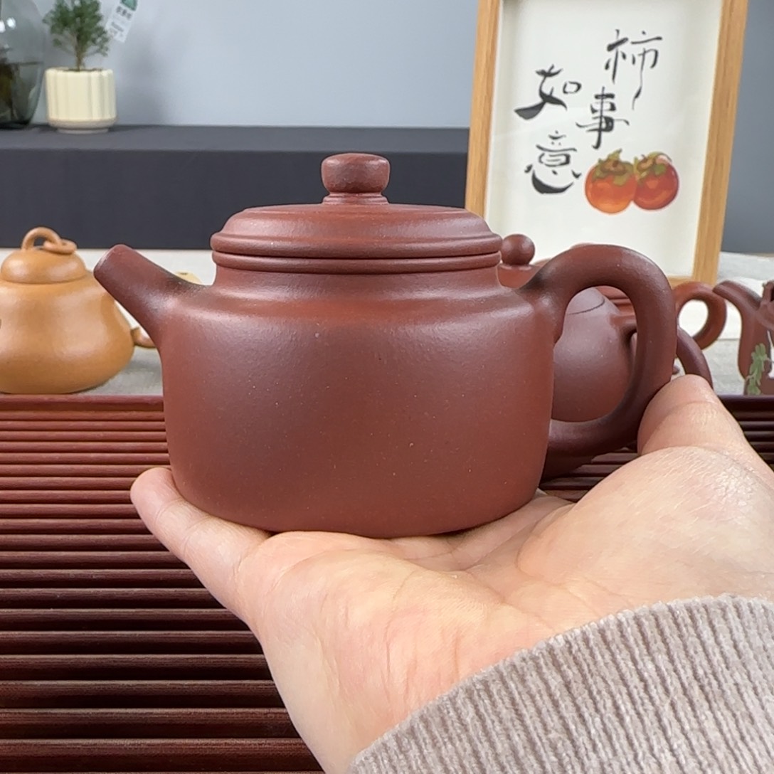 紫砂茶壶华*微瑕德钟底槽青小