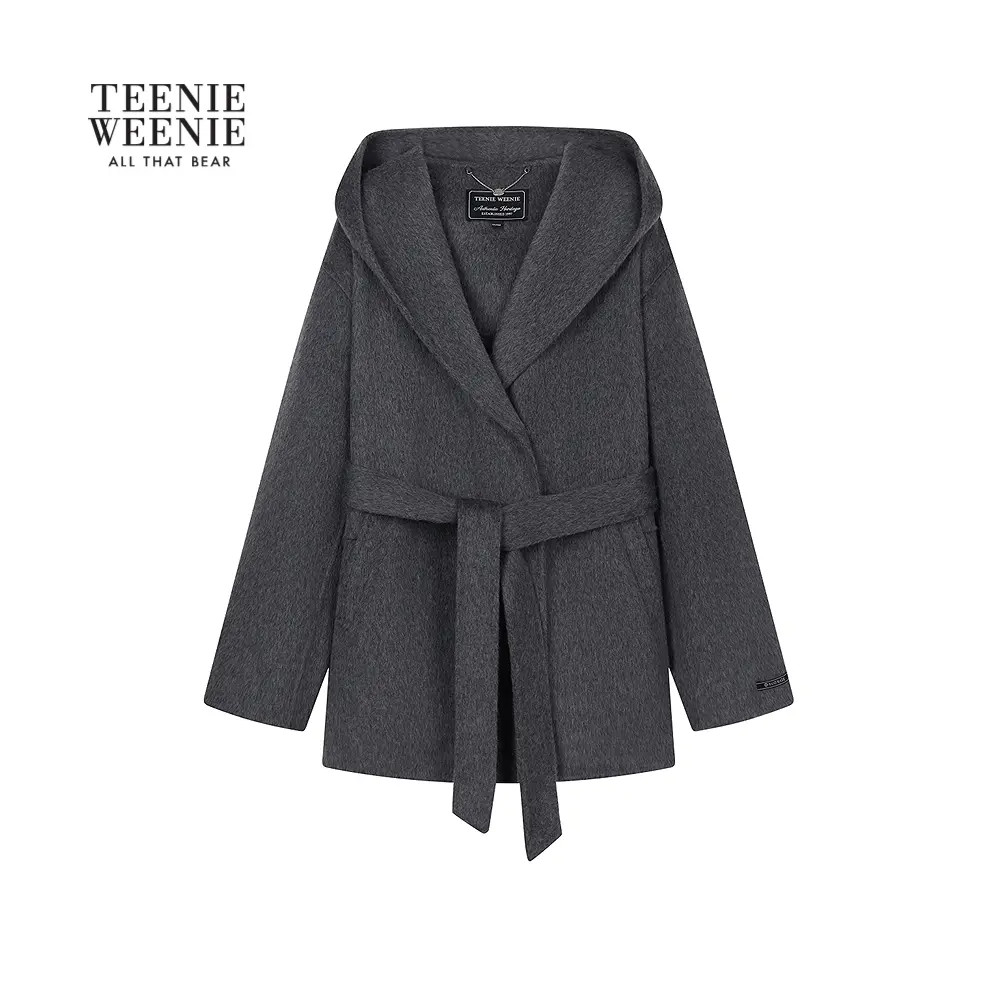*【绵羊毛 羊驼毛】TeenieWeenie小熊25秋西装领大衣TTJW254TW2A