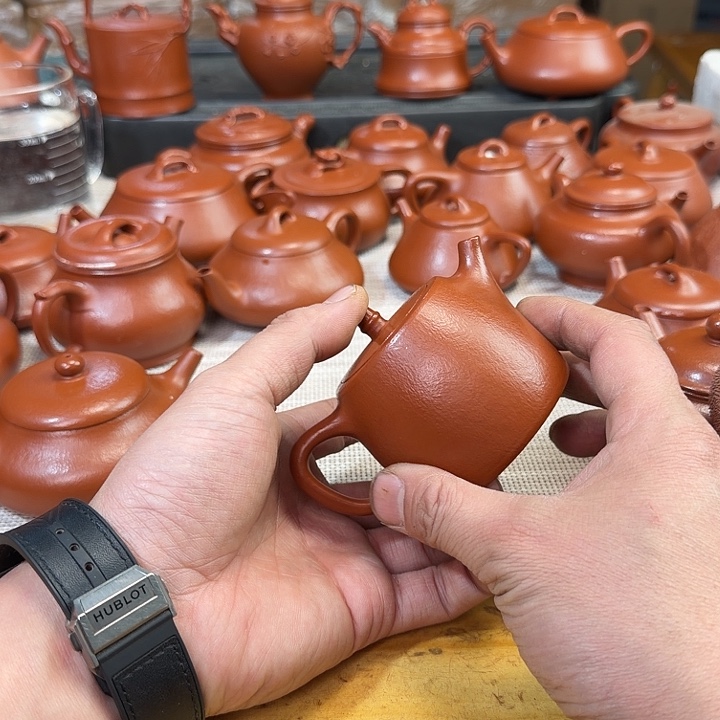 出***发壶紫砂全手工制作汉铎