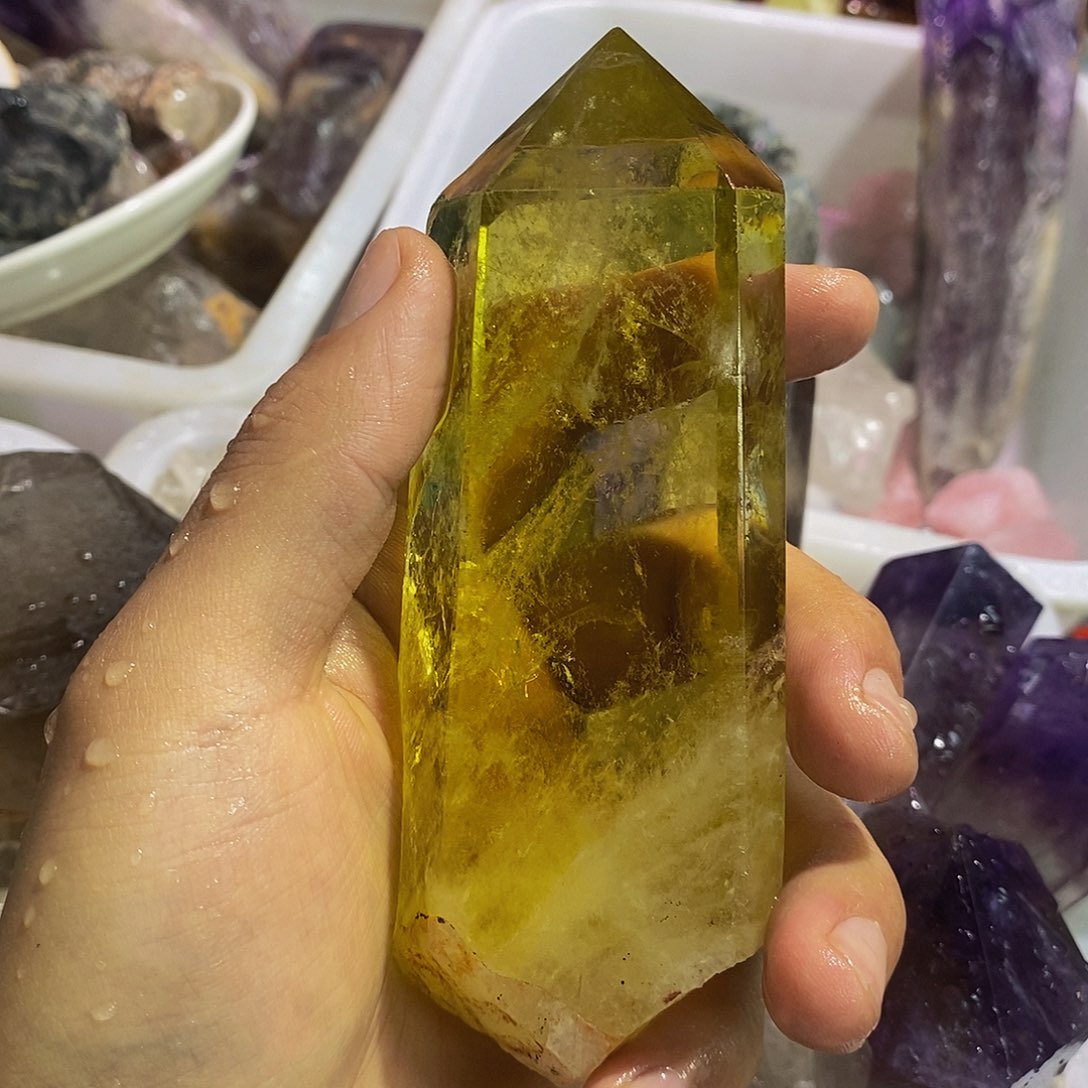 水晶珠宝半成品未镶嵌T****n