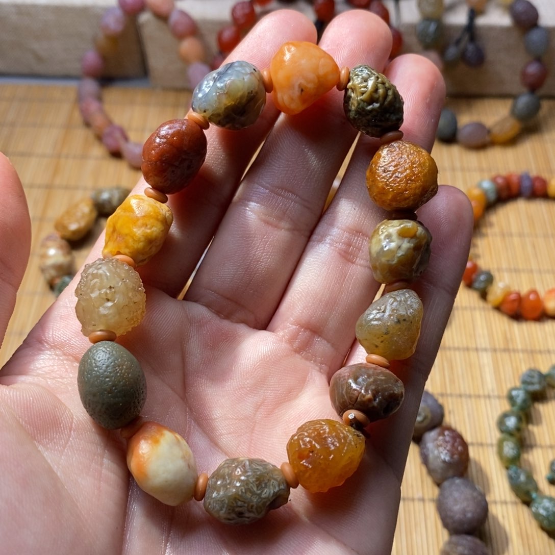 玛瑙/玉髓手链未镶嵌