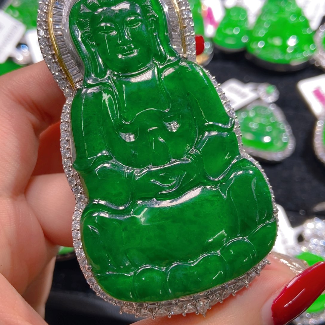 翡翠吊坠(不含链)未镶嵌