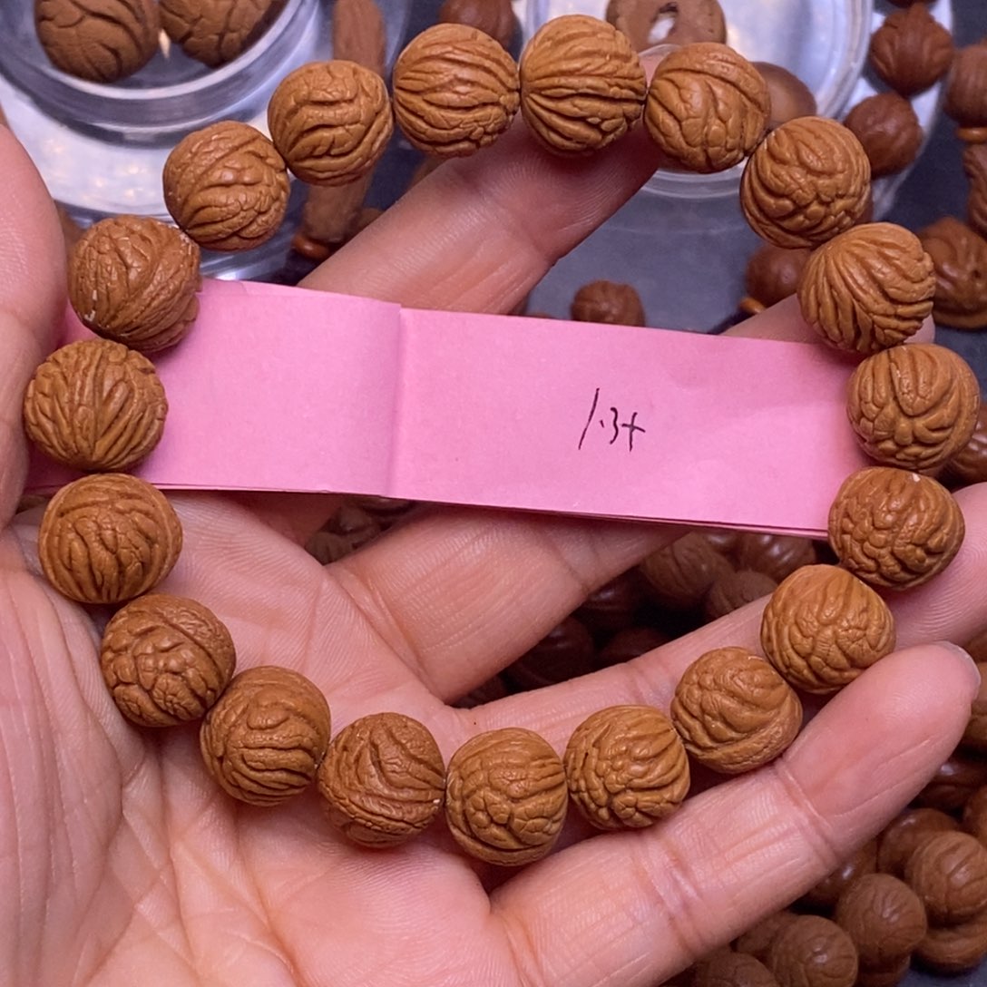 秦岭龙纹桃核19颗