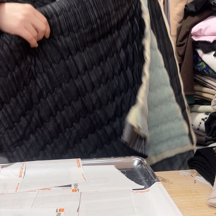 70公分牛仔羊绒弹力续片