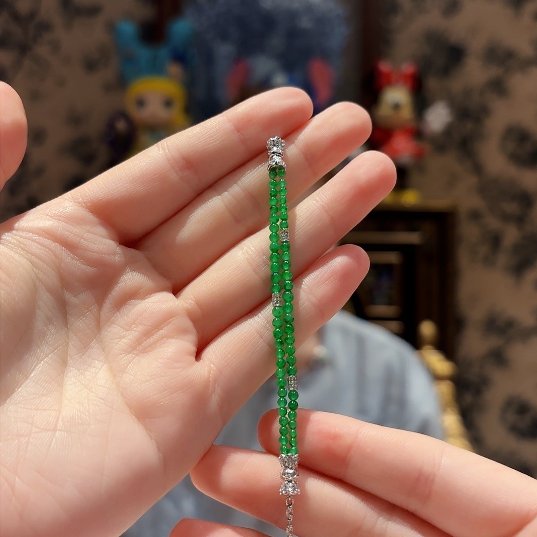 未镶嵌手链翡翠手串