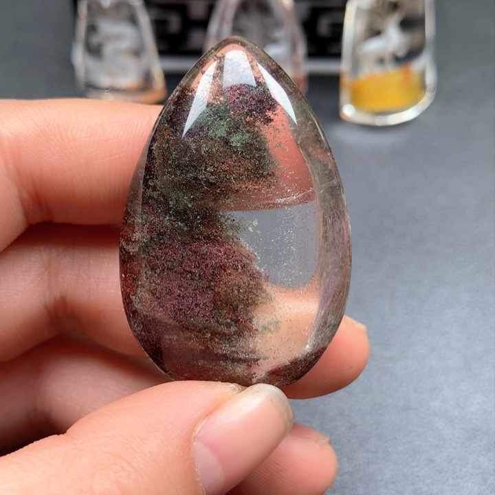 水晶颈饰未镶嵌心*水晶