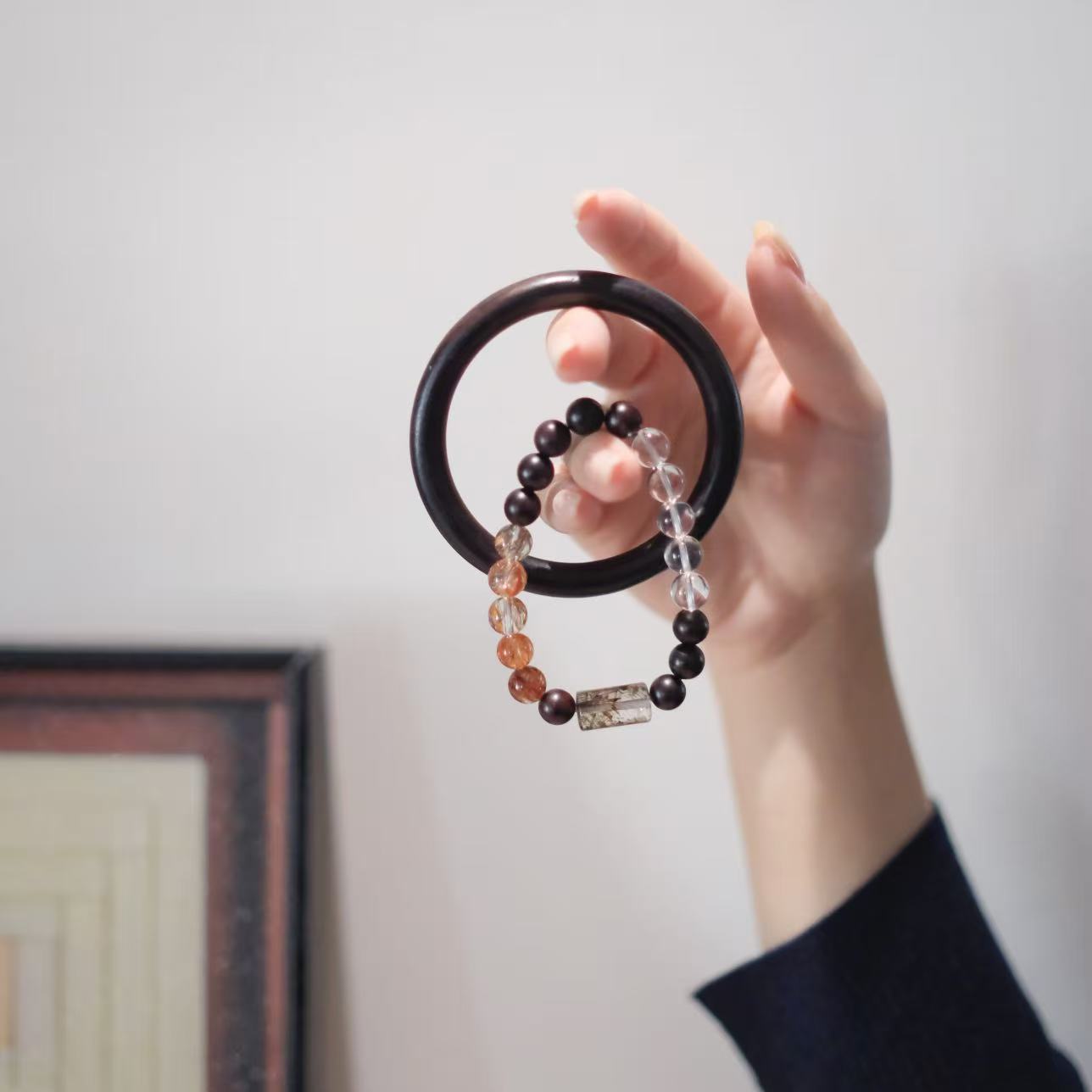 非金属木质手链 「倒序」（镯+串都发）