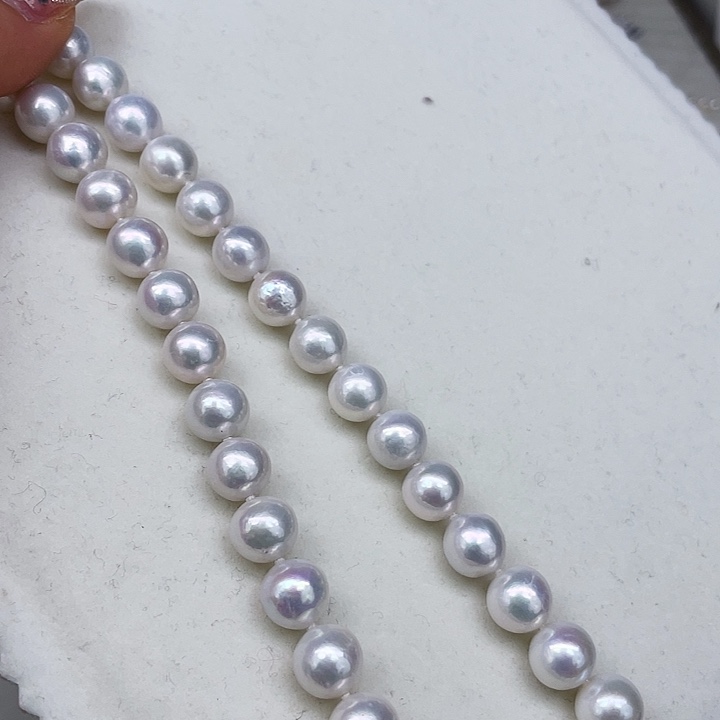 淡水珍珠颈饰银S925镶嵌➕9-10高品极光炫彩