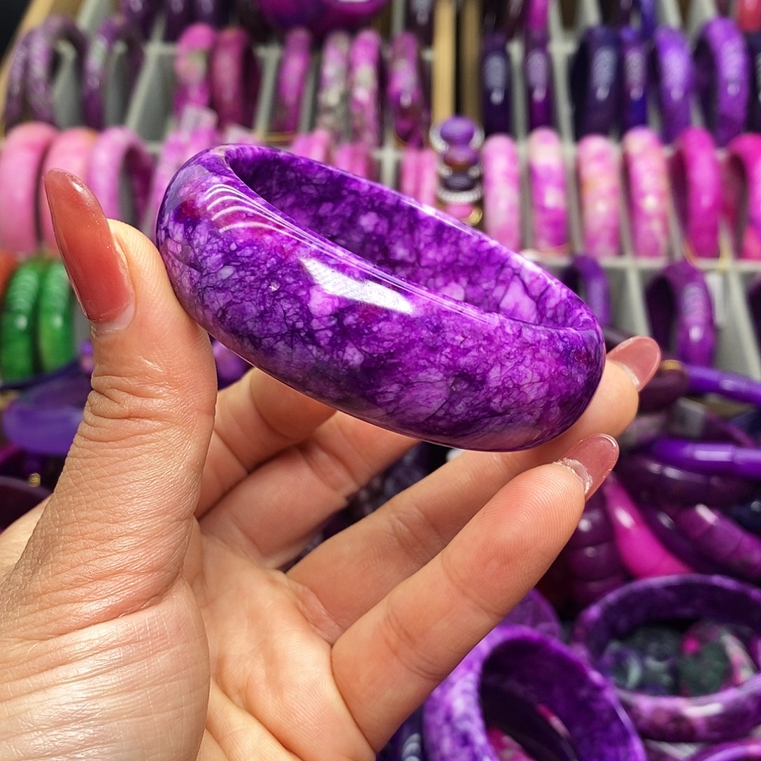 l***d珐琅非金属宽手镯