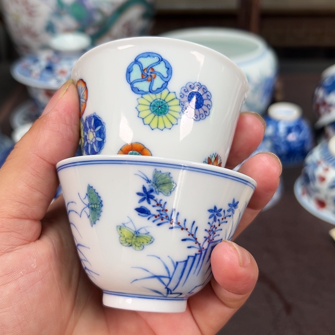 【闪购商品】虹****子景德镇陶瓷艺术杯