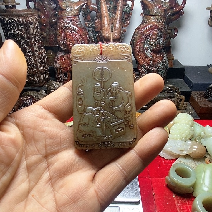 和田玉挂件未镶嵌