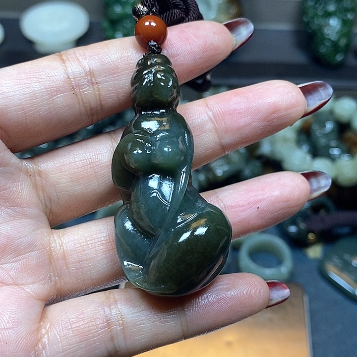 和田玉挂件未镶嵌