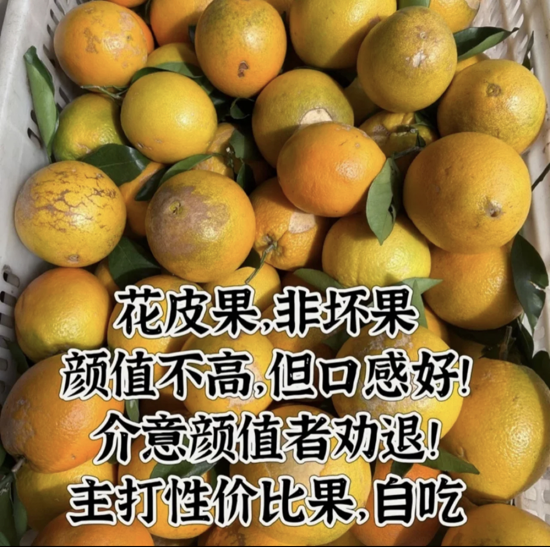 正宗赣南脐橙花皮果