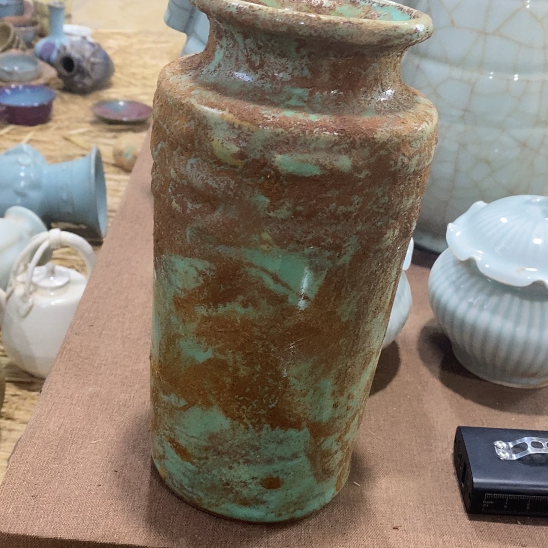 瓷片官窑的一个八卦瓶