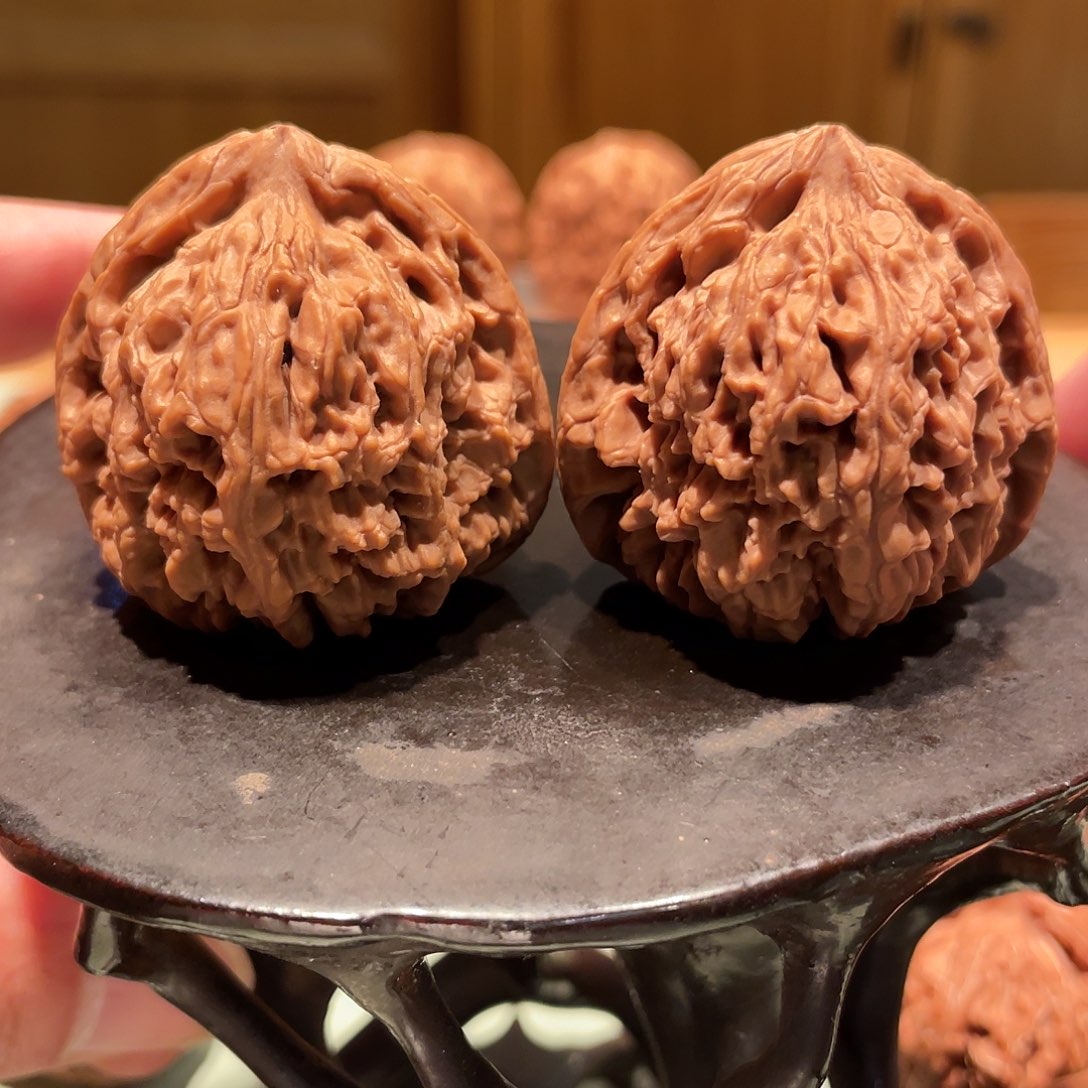 文玩核桃把件南將石gg40