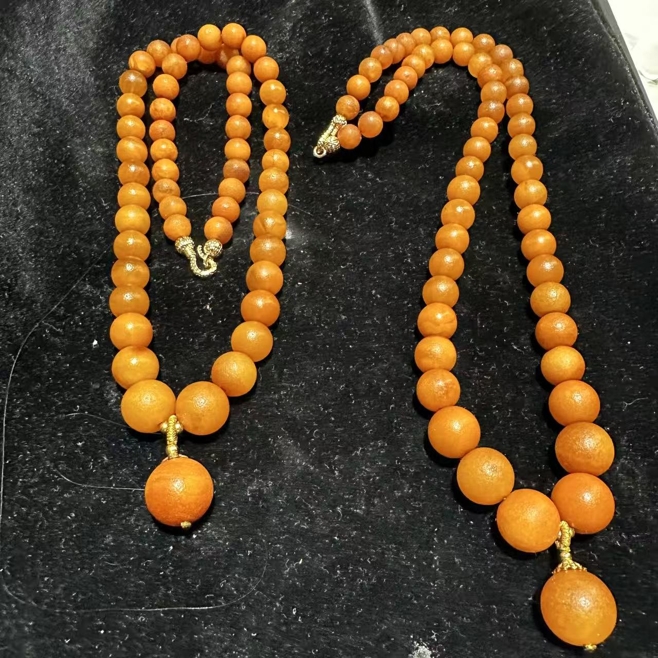 【玉经纶】176269/HQ9-蜜蜡珠链-多样性发其一