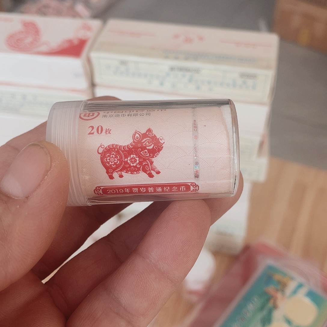 其他普通金属二轮猪年纪念20枚