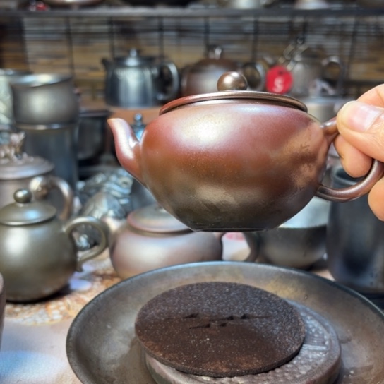 h***6壶庄诚柴烧坭兴陶壶