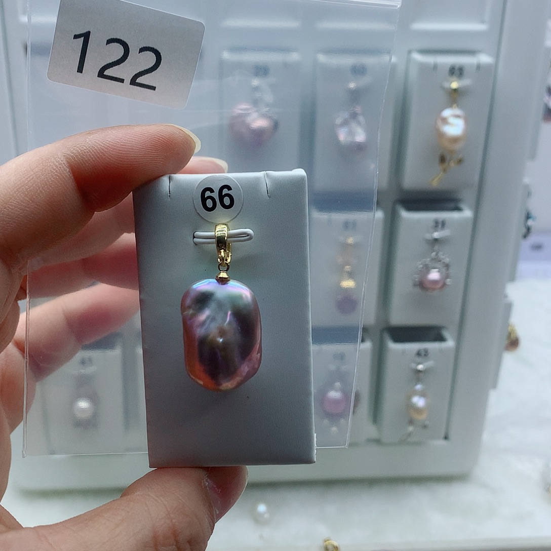 淡水珍珠合金吊坠(不含链)