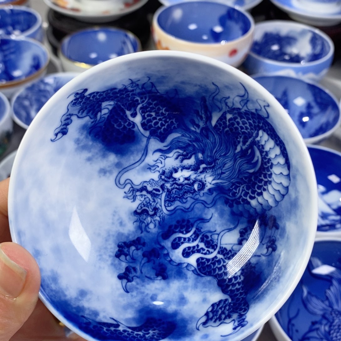 杯青花龙主人杯杯