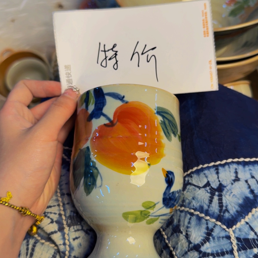 瓷片景德镇陶瓷手工手绘