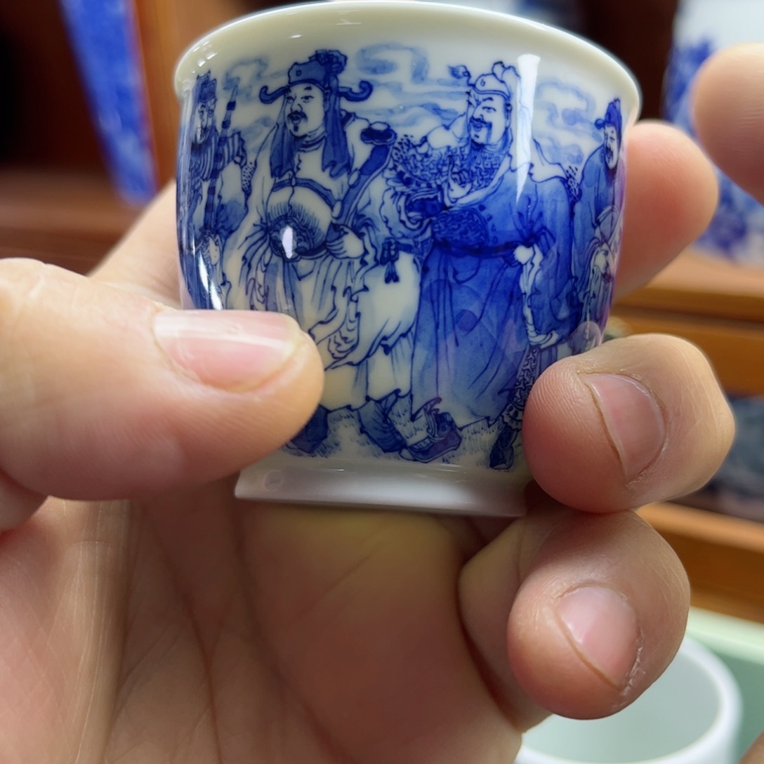 杯子香*手工手绘的陶瓷，