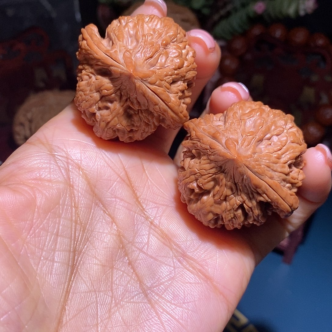 文玩核桃把件41大沽石