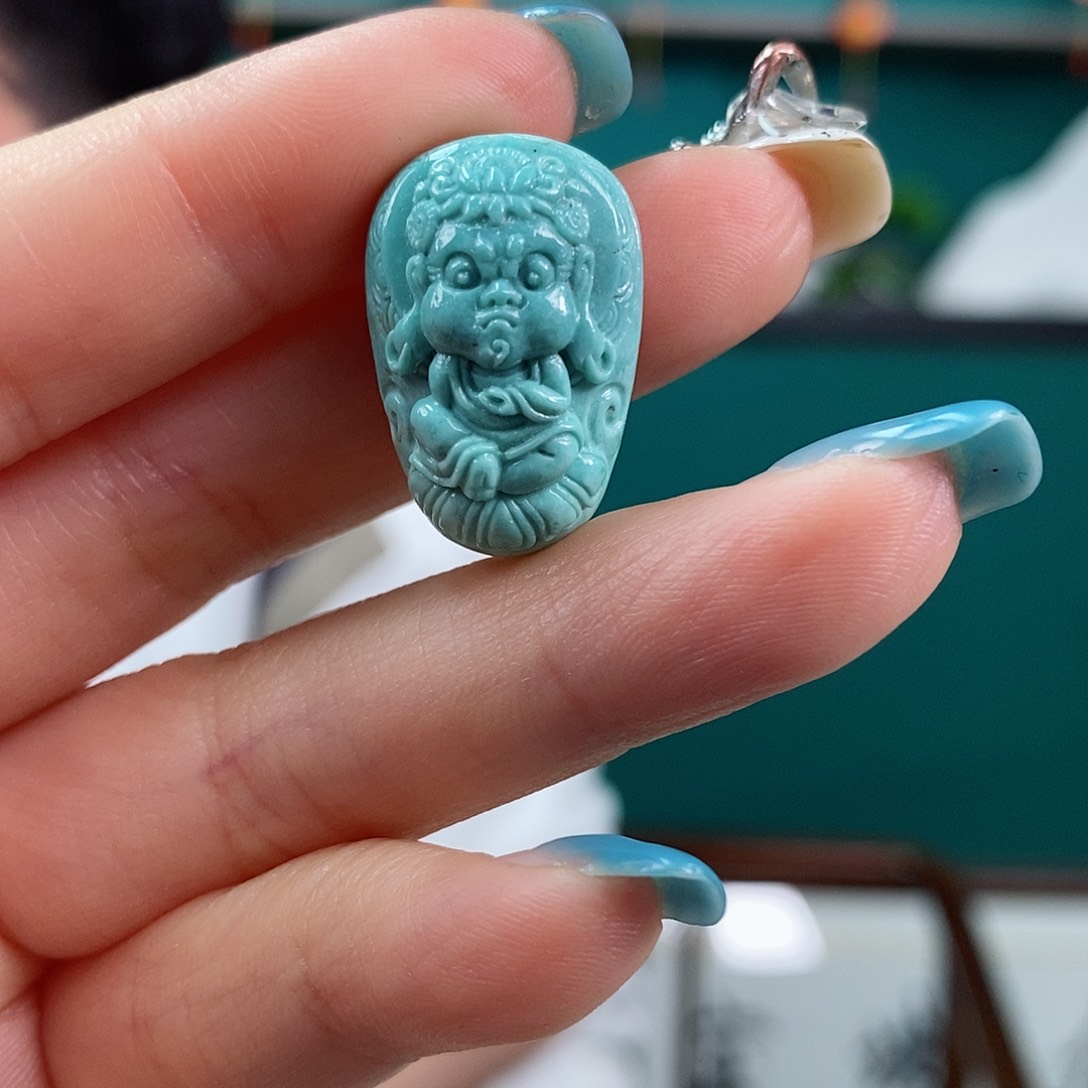 绿松石珠宝奇石未镶嵌