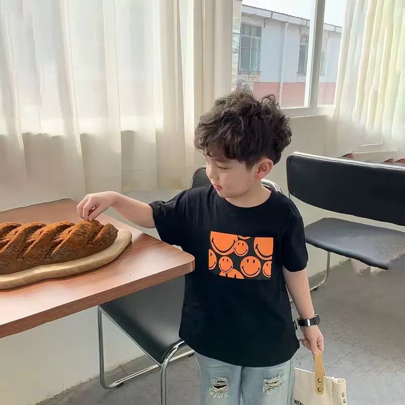 儿童2025夏季新款卡通休闲短袖B2729