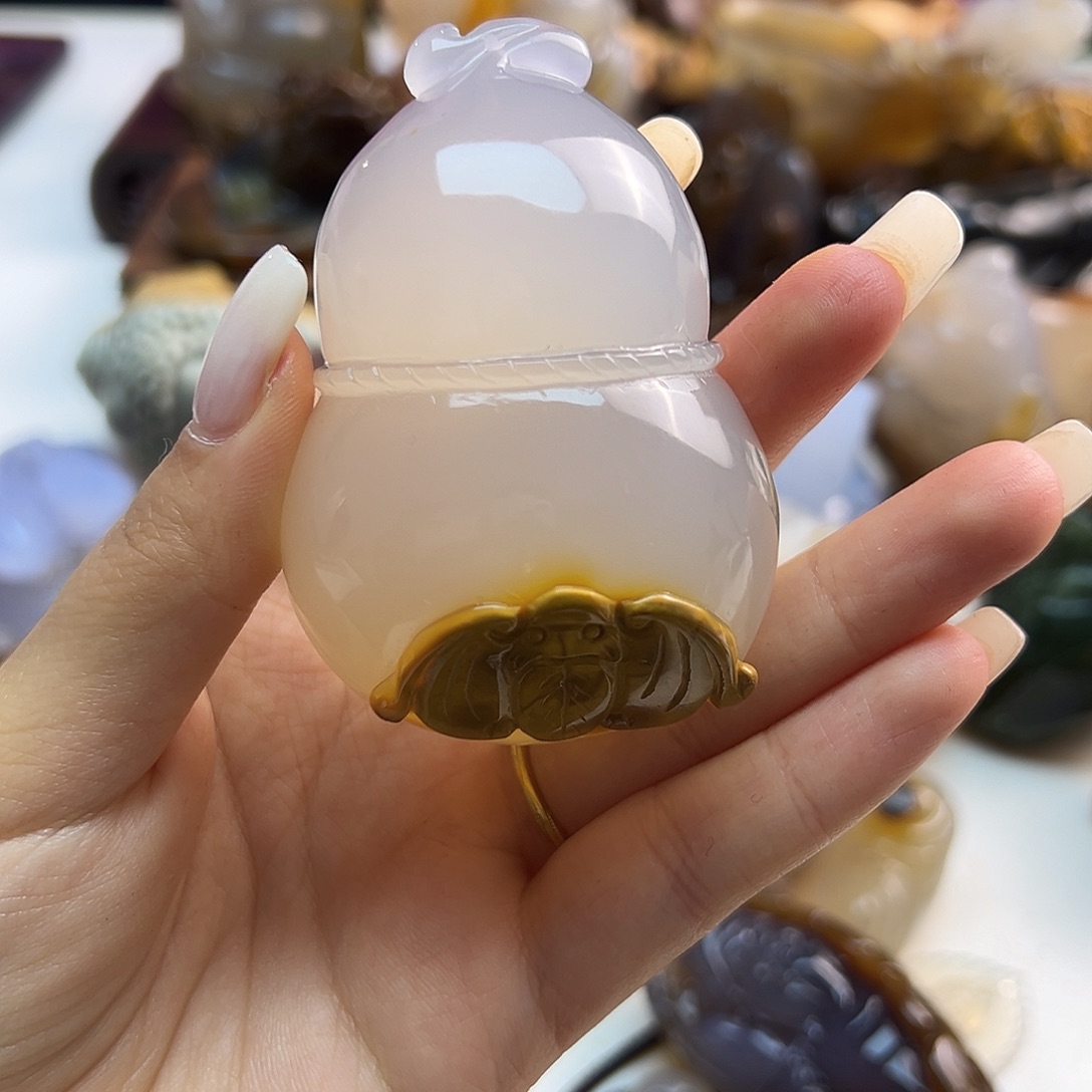 玛瑙/玉髓未镶嵌颈饰