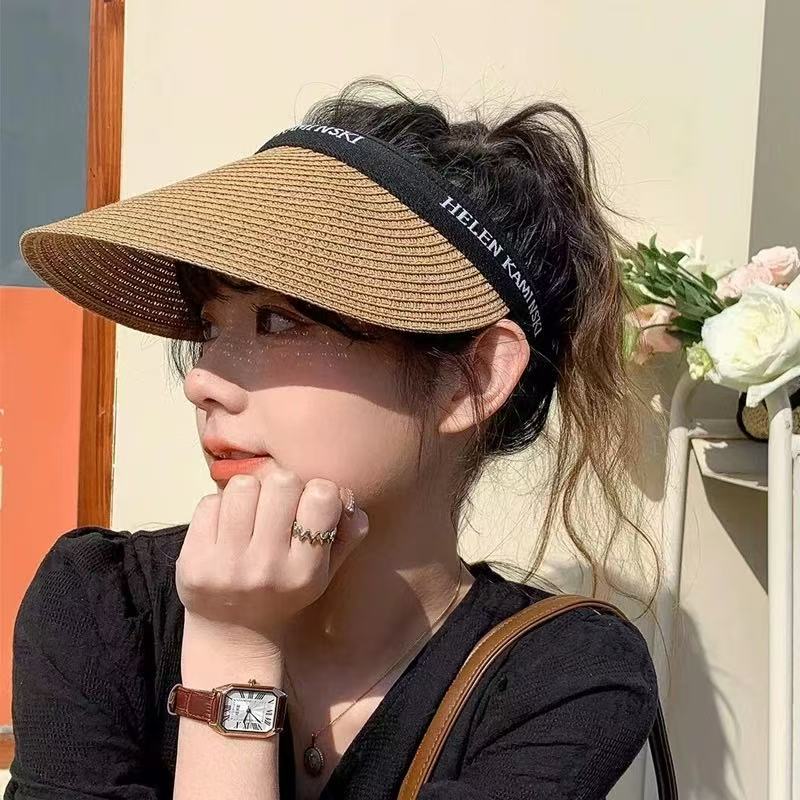 51709#英文拉菲草帽