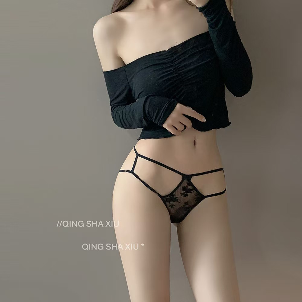 【TY】性感内裤女款漂亮蕾丝透明舒适棉档三角裤低腰镂空纯欲2025新