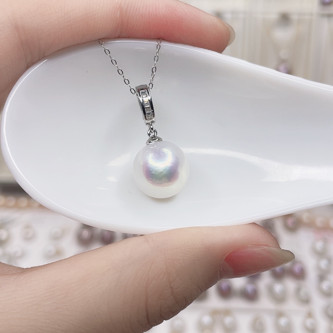 淡水珍珠吊坠(赠链)合金