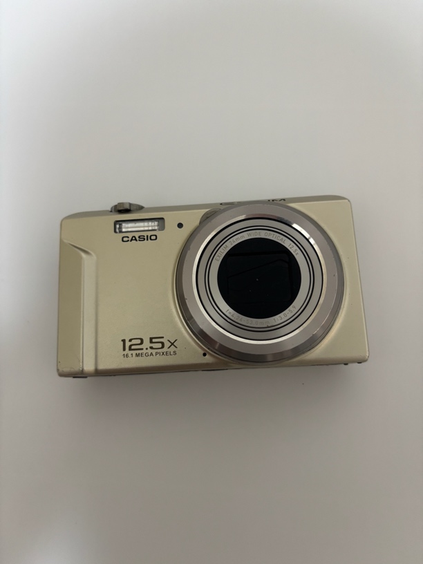 9新 Casio/卡西欧 zs150金色1600w像素ccd数码相机