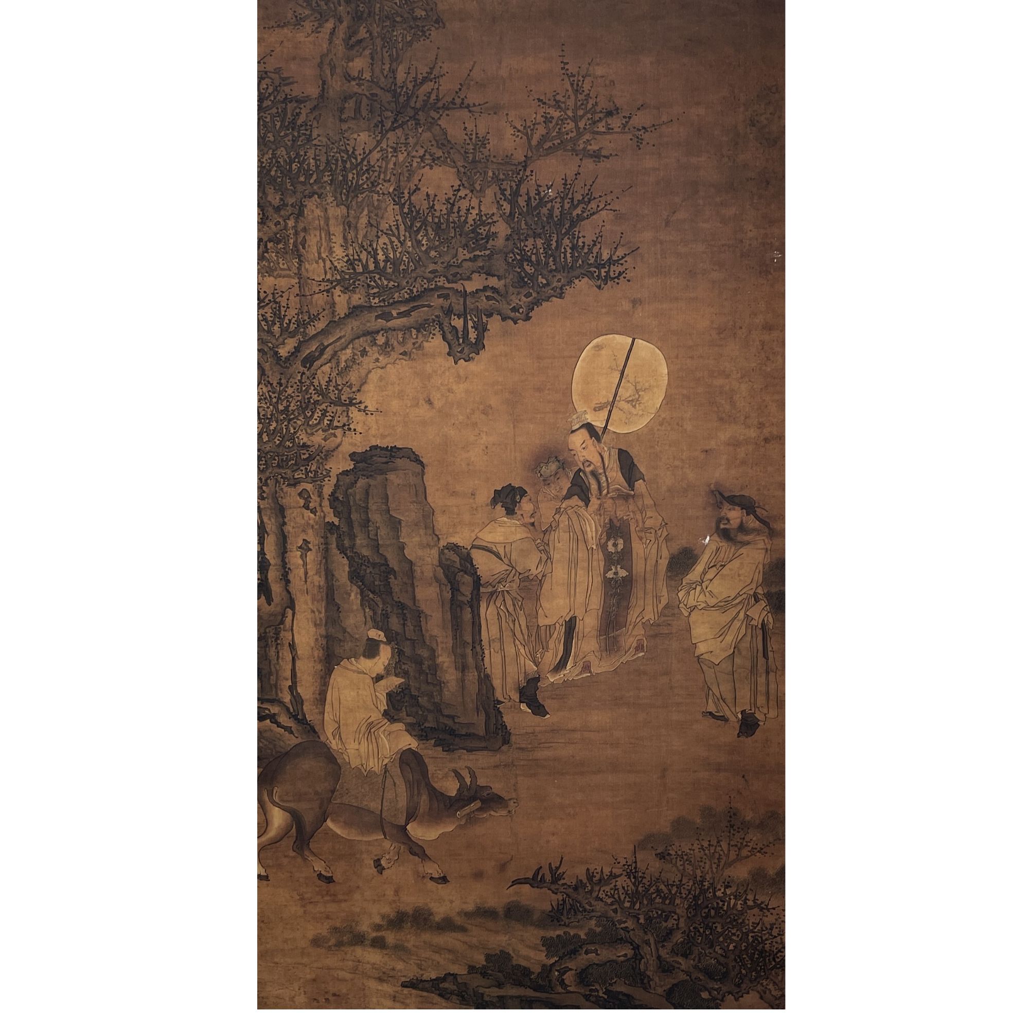 LOT.2982 《人物》82*44cm 纸本水墨立轴