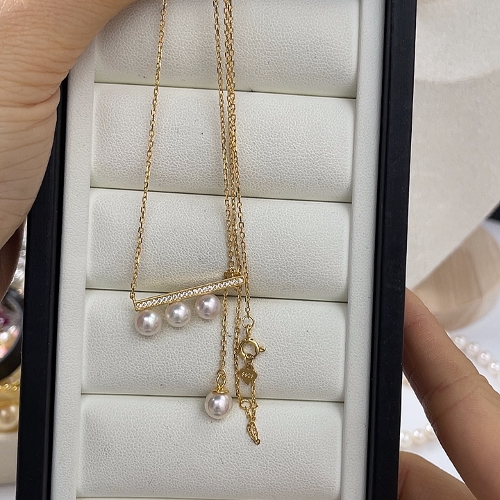 E***y海水珍珠银S925镶嵌戒指