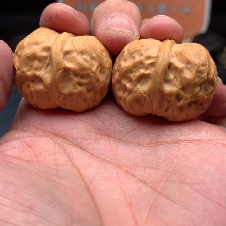 桃核把件毛*野生小手捻