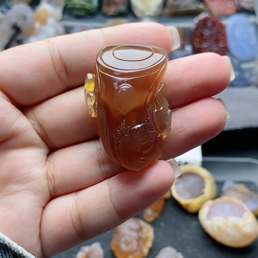 【闪购商品】未镶嵌吊坠定制玛瑙