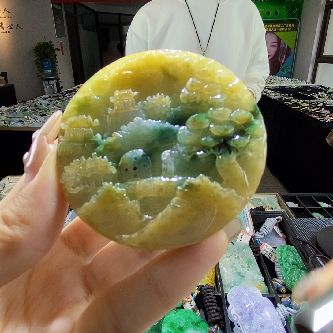颈饰未镶嵌翡翠翡翠