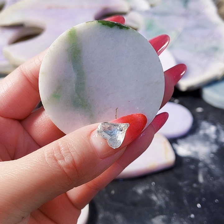 翡翠配石纯天然天然